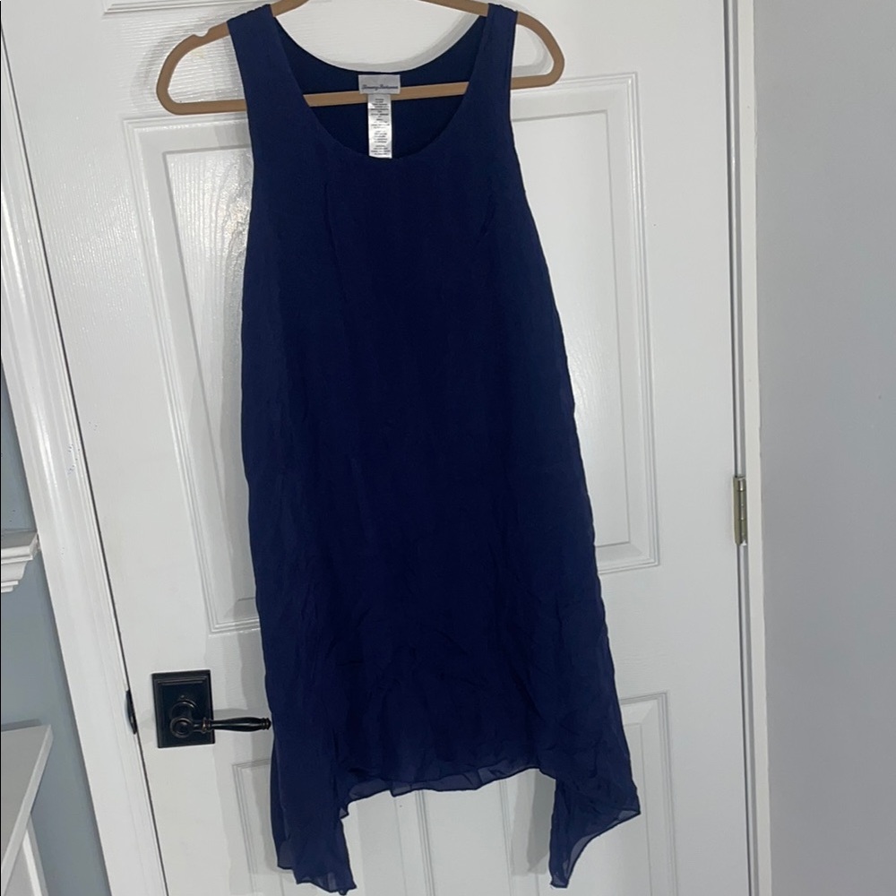 Tommy Bahamas Lanai Breeze Sleeveless Short Dress Navy